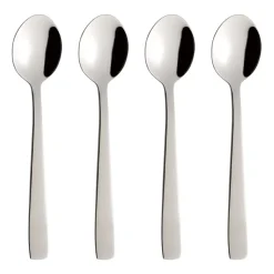 Raw koffielepel 4-pack, Roestvrij staal