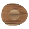 Raw pannenonderzetter magnetisch 15x17,5 cm, Teak