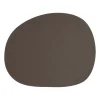 Raw placemat leer, Brown buffalo (bruin)