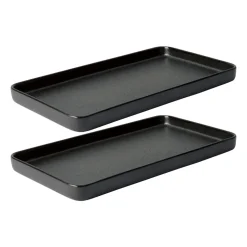 Raw schotel 18x34 cm 2-pack, Titanium Black