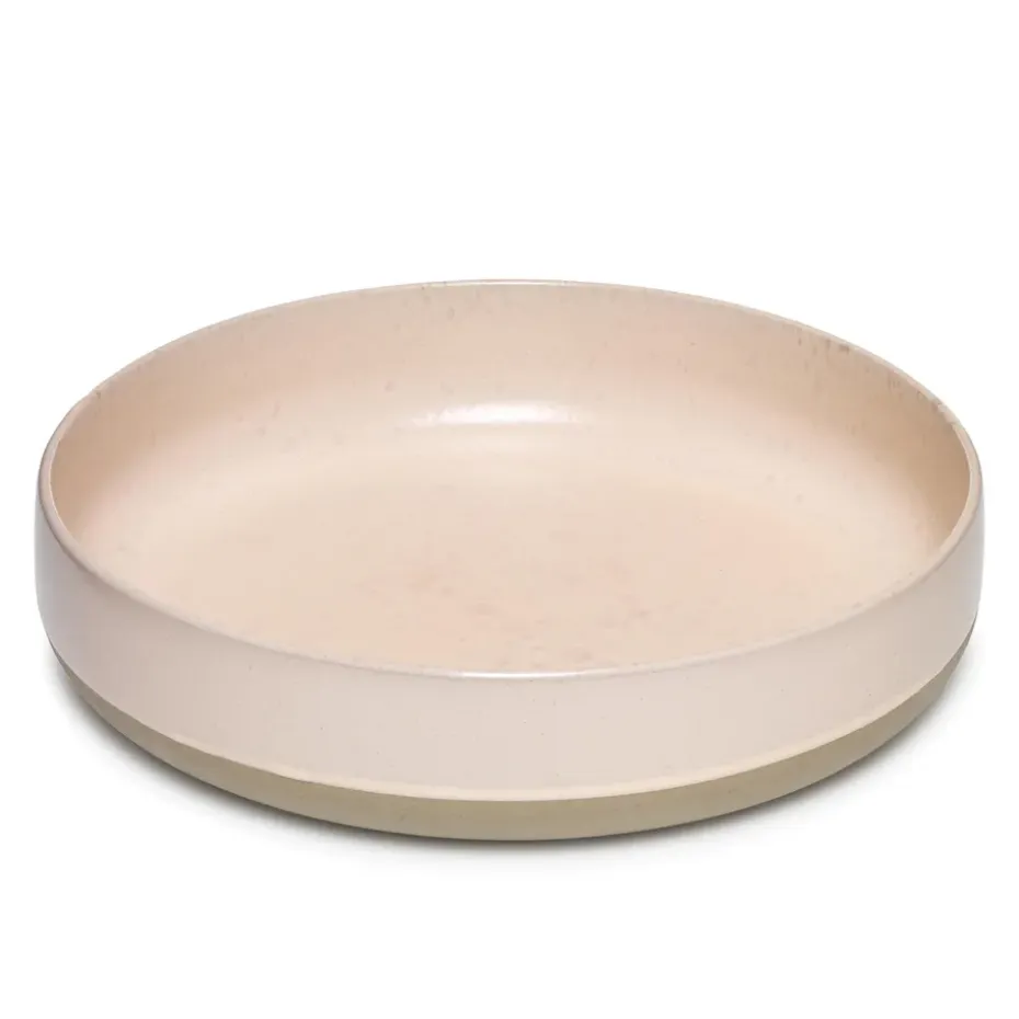 Raw serveerschaal Ø 30 cm., Naturel (huidskleur)