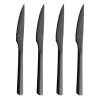Raw steakmessenset 4-pack, Zwart