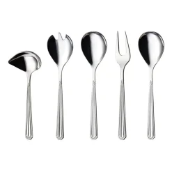 Renessanse serveerset 5-delig, Roestvrij staal