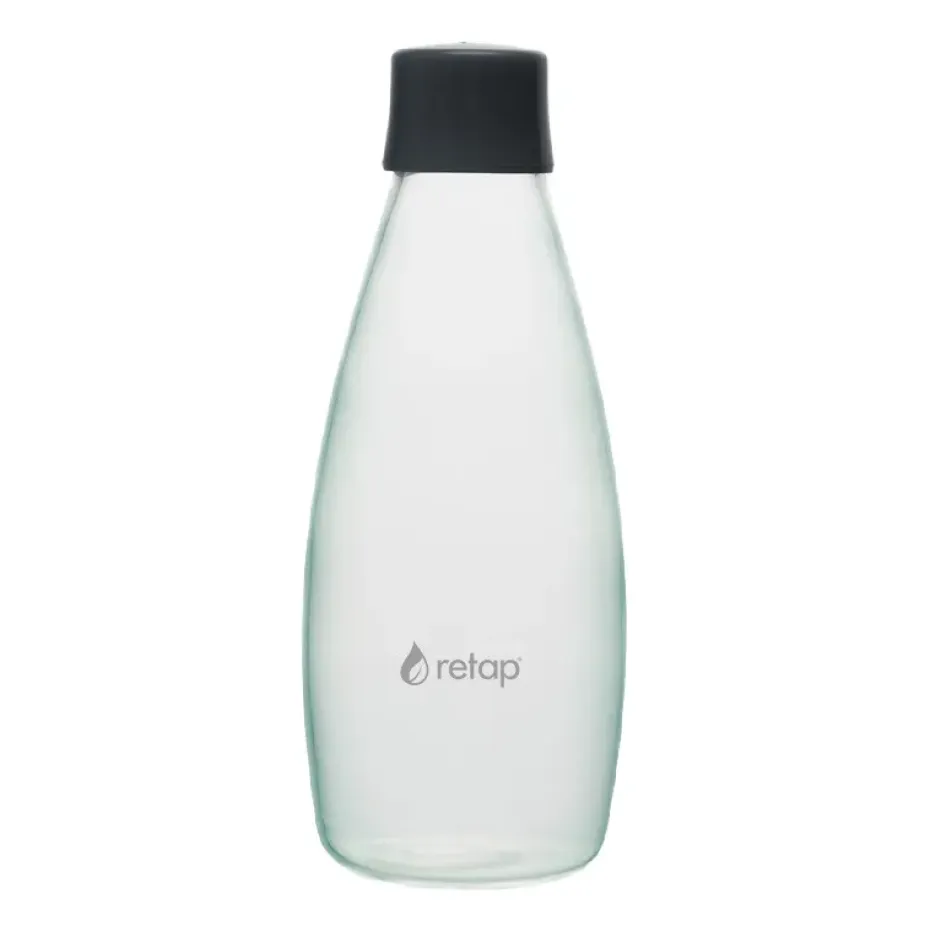 Retap Go 08 glazen fles schroefdop 80 cl, Grey