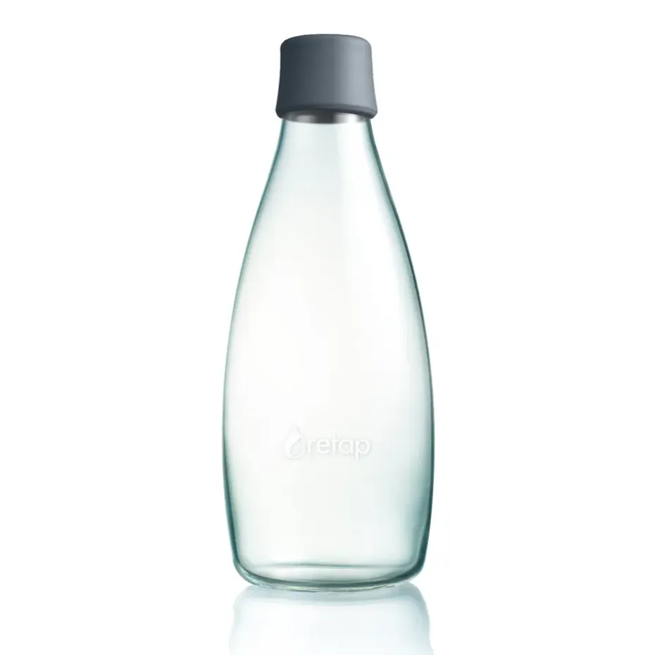Retap waterfles 0,8 l., grijs