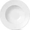 Rhombe diep bord wit, Ø 24,5 cm