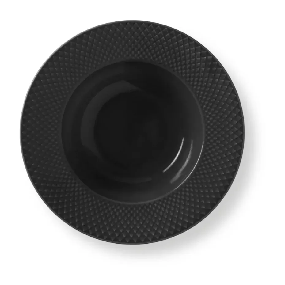 Rhombe Earth diepbord Ø24,5 cm, Slate