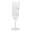 Rice champagneglas acryl, Helder