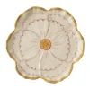 Rice Flower bord Ø19,5 cm, Yellow border