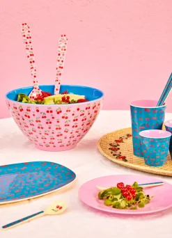Rice saladebestek melamine 2-delig, Kers