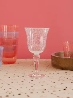 Rice wijnglas bubble design 36 cl, Clear