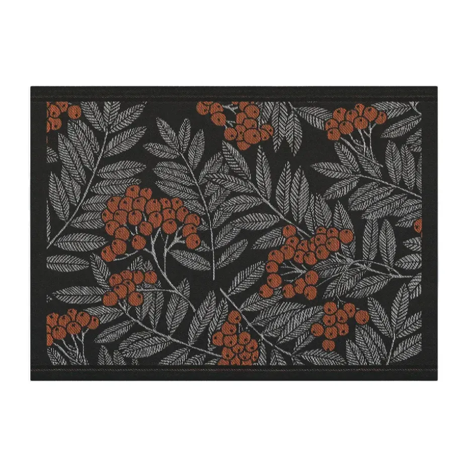 Rönnbärsblad placemat, 35x48 cm