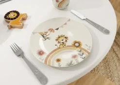 Roar like a Lion kinderbord Ø21,5 cm, Multi