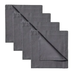 Robert servet 4-pack, Graniet grijs