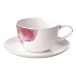 Rose Garden kop met schotel, Wit