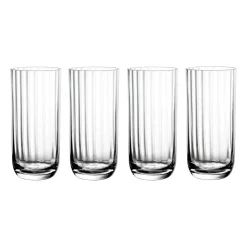 Rose Garden longdrinkglas 4-pack 45 cl, Transparant