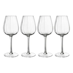 Rose Garden wittewijnglas 4-pack 43 cl, Transparant