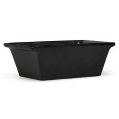 Rå zoutvaatje 6,5 cm, Zwart