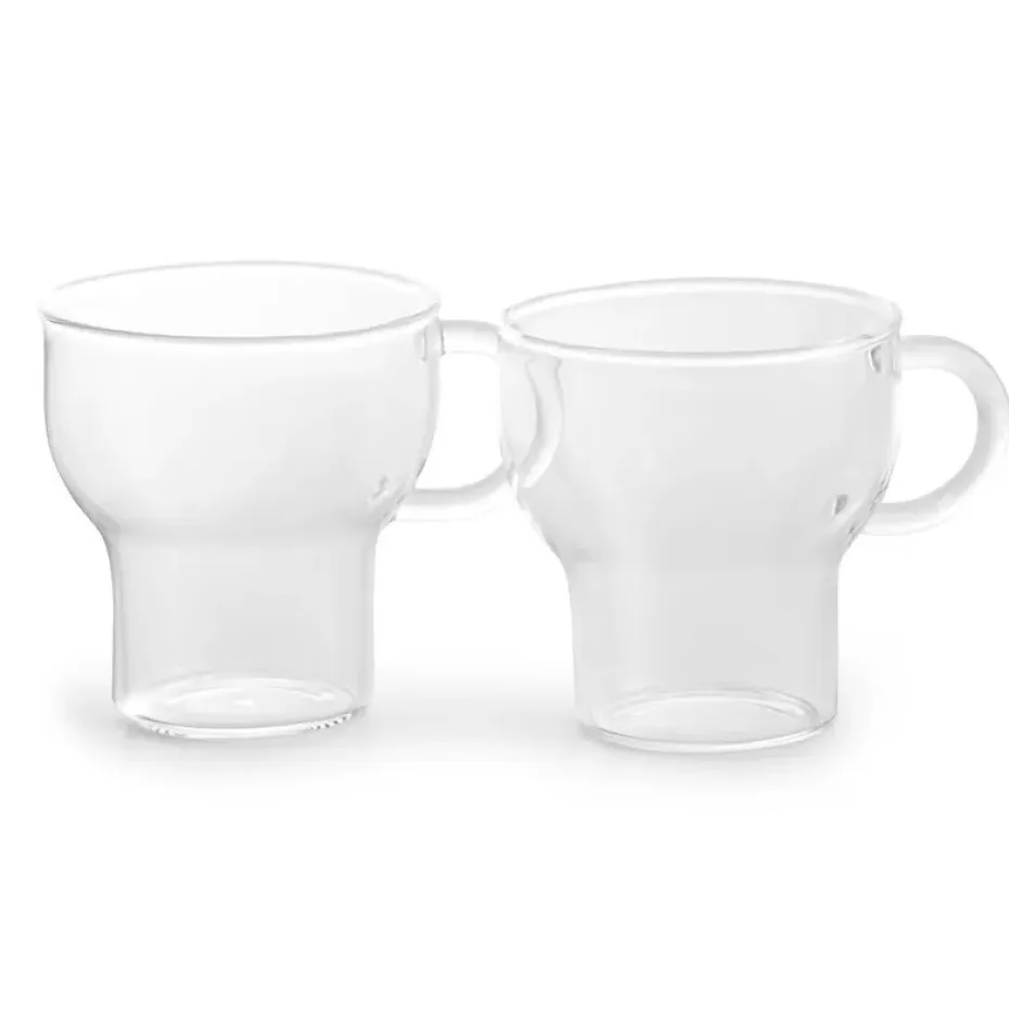 Sagaform glazen mok 15 cl 2-pack, Helder