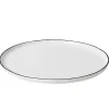Salt bord zonder stippen, Ø 28 cm.
