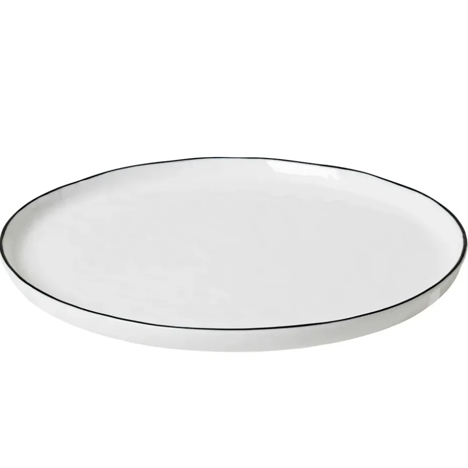 Salt bord zonder stippen, Ø 22 cm.