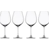 Salute bordeauxwijnglas 81 cl, 4 stuks, transparant