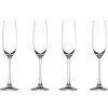 Salute champagneglas 21 cl, 4 stuks, transparant