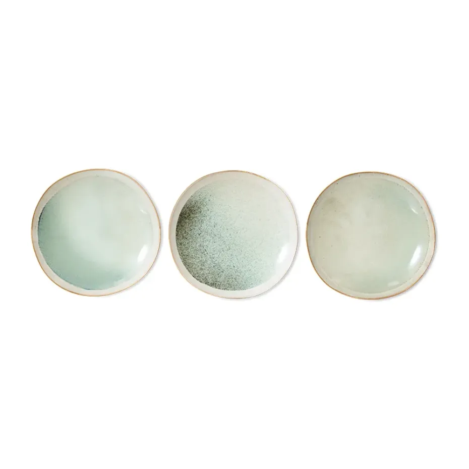 70's bord 22 cm 2-pack, Mist