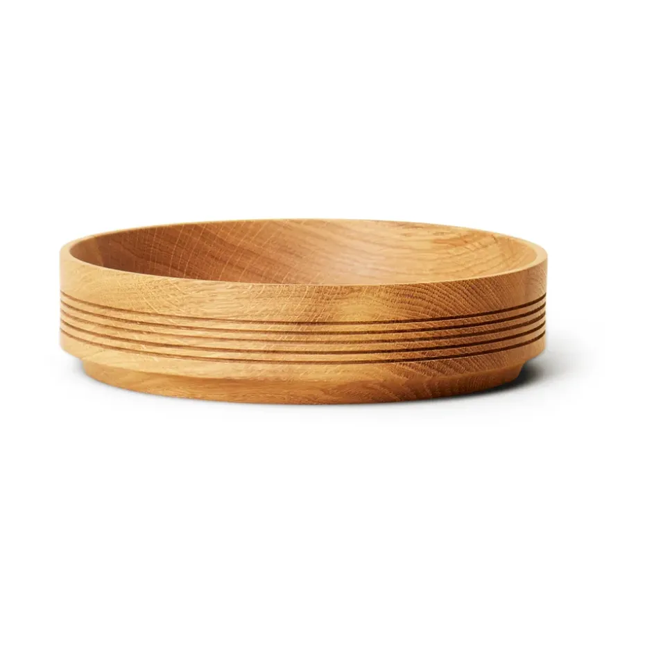 Section schaal Ø24 cm, Eikenhout