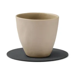 Serene glasonderzetter circle Ø10 cm, Anthracite