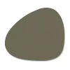Serene glasonderzetter curve 11x13 cm, Moss