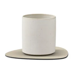 Serene glasonderzetter curve 11x13 cm, Cream
