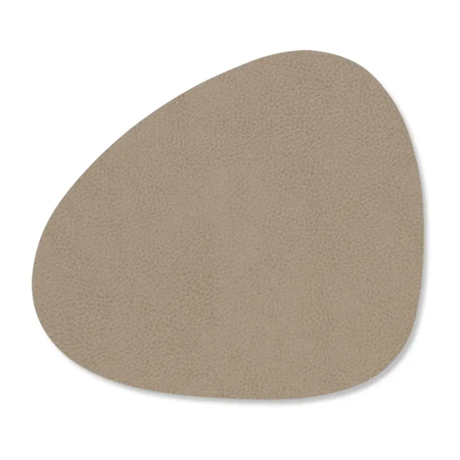 Serene glasonderzetter curve 11x13 cm, Mole Grey