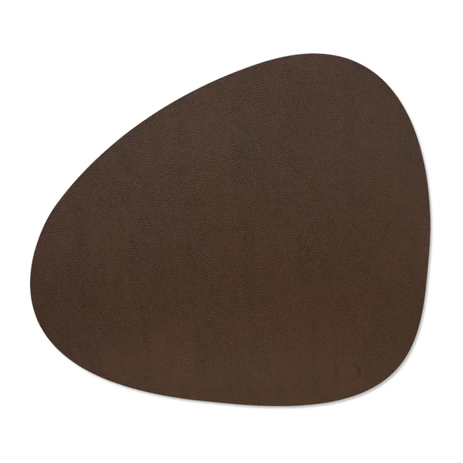 Serene placemat curve L 37x44 cm, Hazel