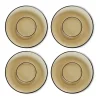 70's glassware koffieschotel Ø10,6 cm 4-pack, Mud brown