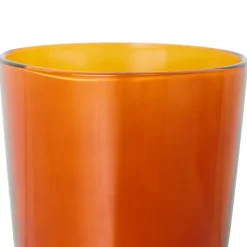 70's glassware theeglas 20 cl 4-pack, Amber brown