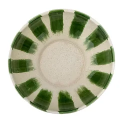 Shakti serveerschaal Ø26 cm, Groen-wit