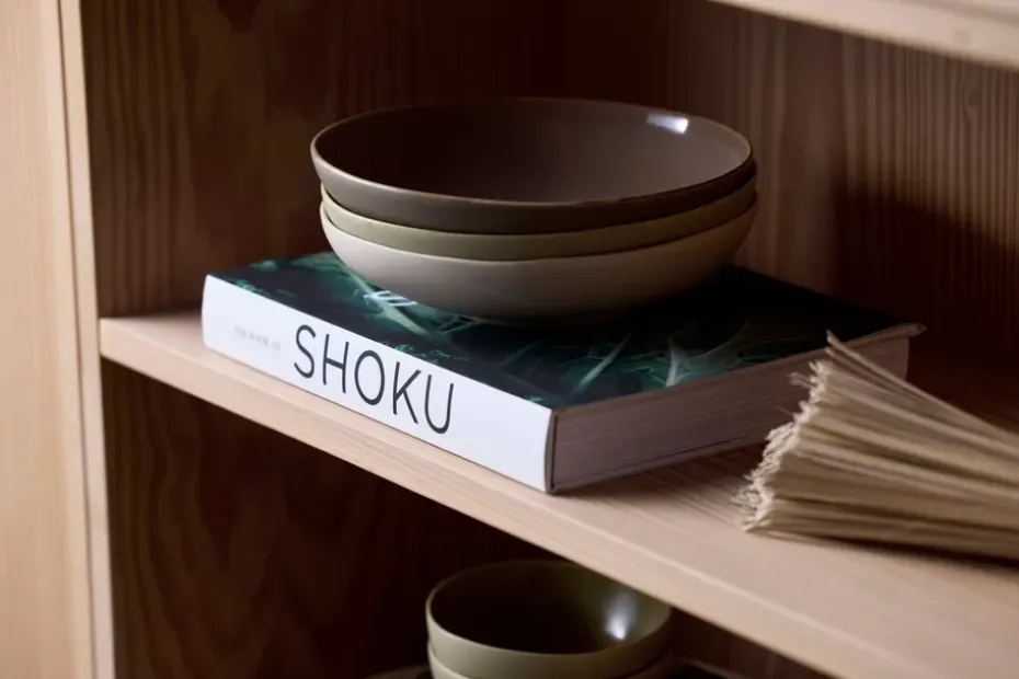 Shoku pastaschaal Ø21 cm, Beige