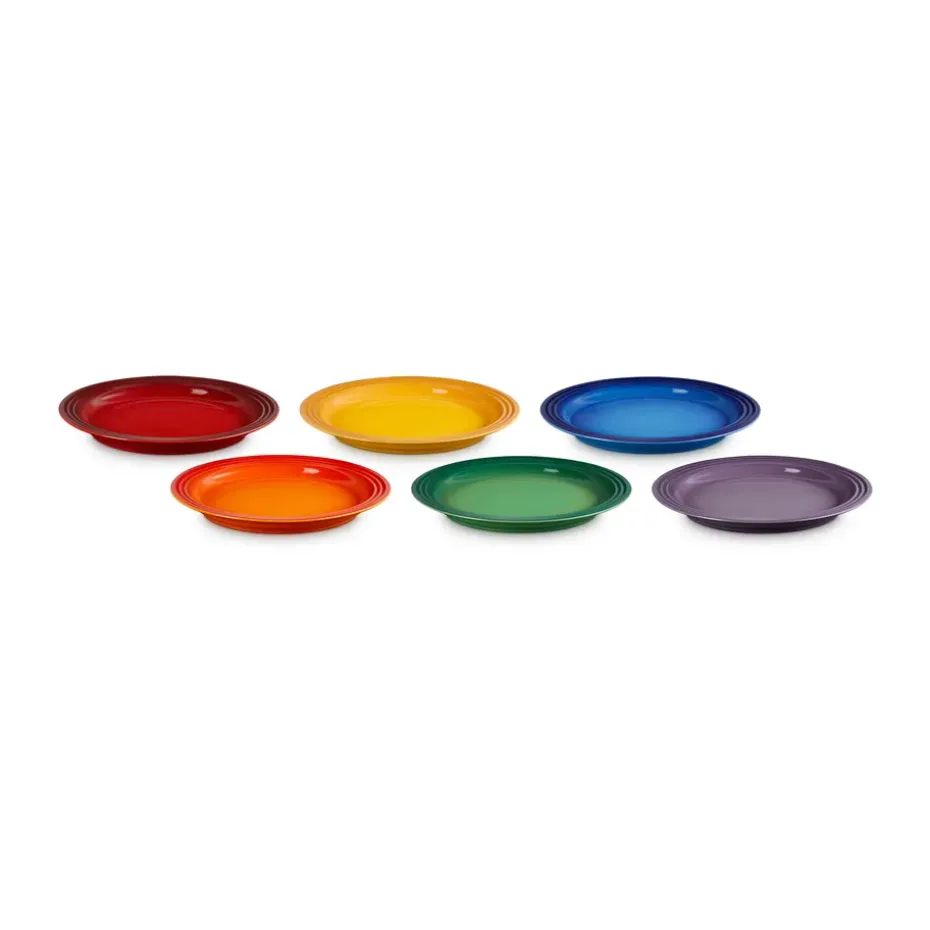 Signature steengoed dinerbord 6-delig, Rainbow