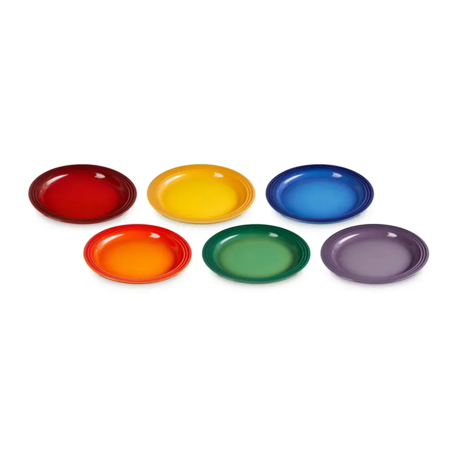 Signature steengoed dinerbord 6-delig, Rainbow