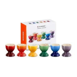 Signature steengoed eierdop 6-delig, Rainbow