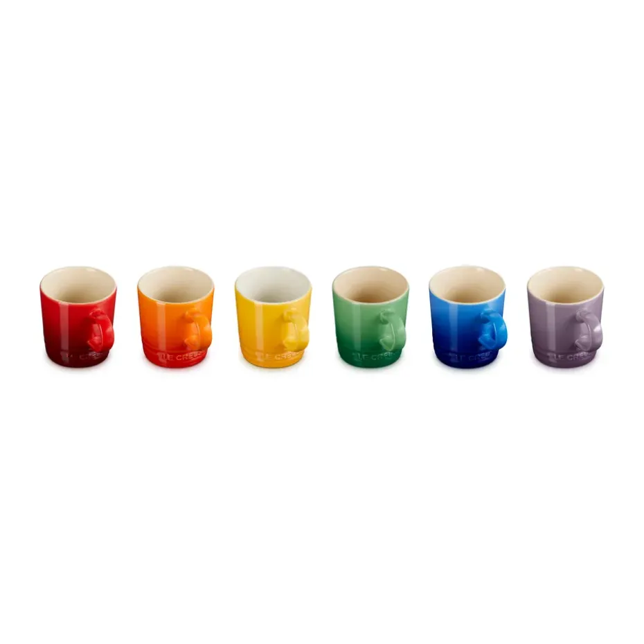 Signature steengoed espressomok 6-delig, Rainbow