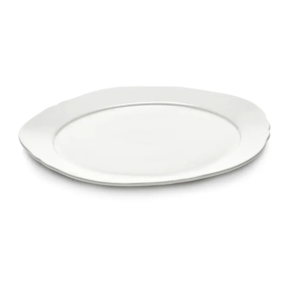 Silhouette bord M Ø23,5 cm 4-pack, White
