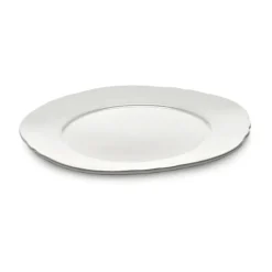 Silhouette bord XS Ø17 cm 4-pack, White