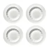 Silhouette diep bord L Ø27 cm 4-pack, White