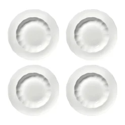 Silhouette diep bord L Ø27 cm 4-pack, White