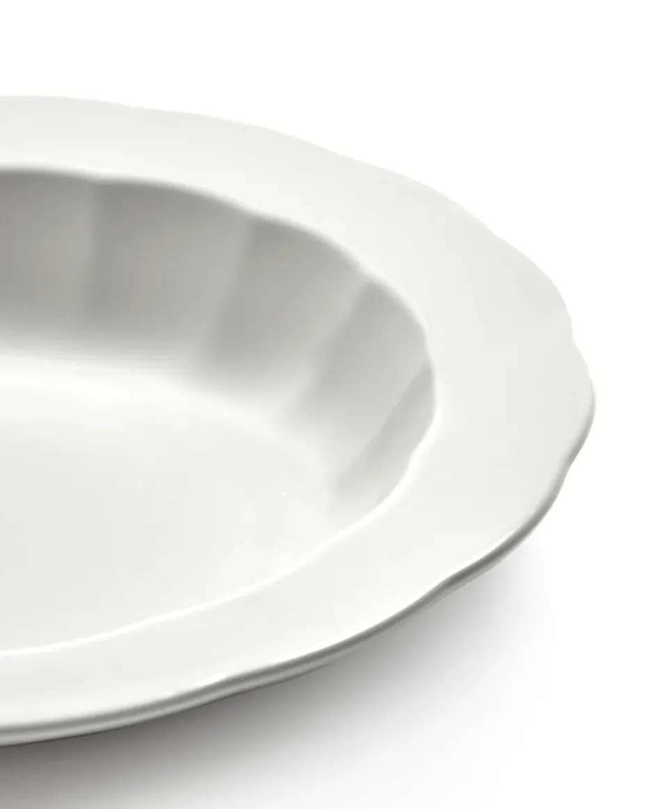 Silhouette diep bord L Ø27 cm 4-pack, White