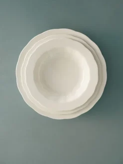 Silhouette diep bord S Ø21,5 cm 4-pack, White