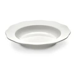 Silhouette pasta bord Ø22 cm 4-pack, White