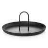 Singles dienblad met handvat Ø20 cm, Black